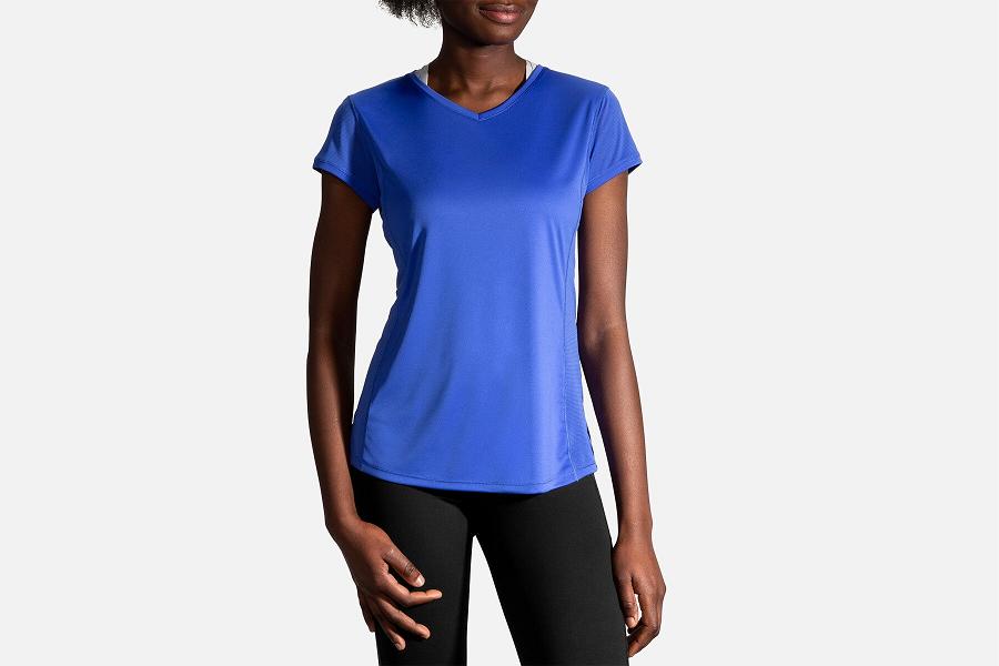 Brooks Stealth Women Clothes & Running Shirt Blue LES154287